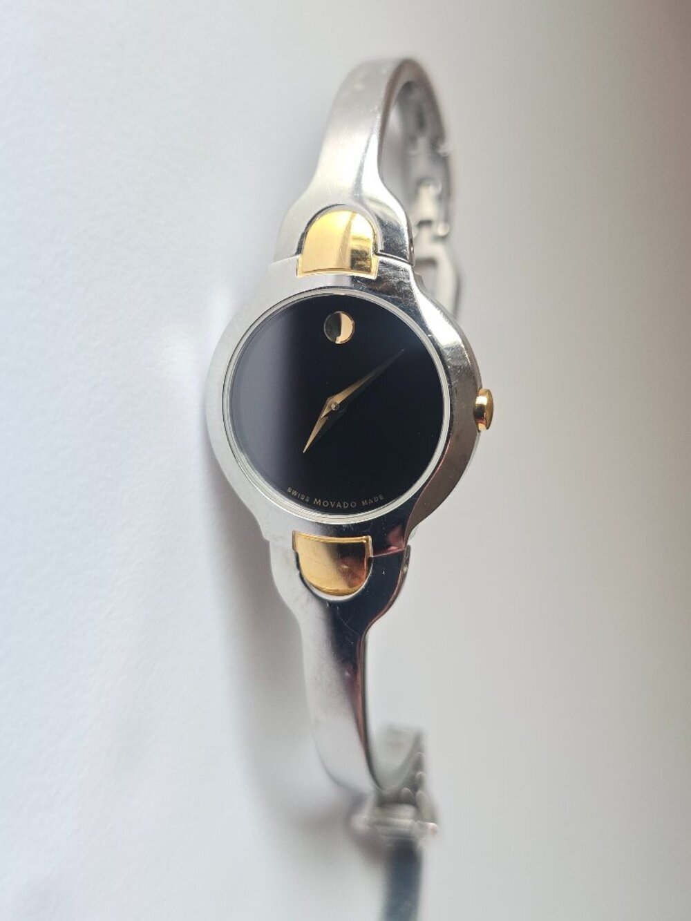 Movado Kara Two Tone Stainless Steel Ladies Watch - Silver and Gold - Picture 2 of 7